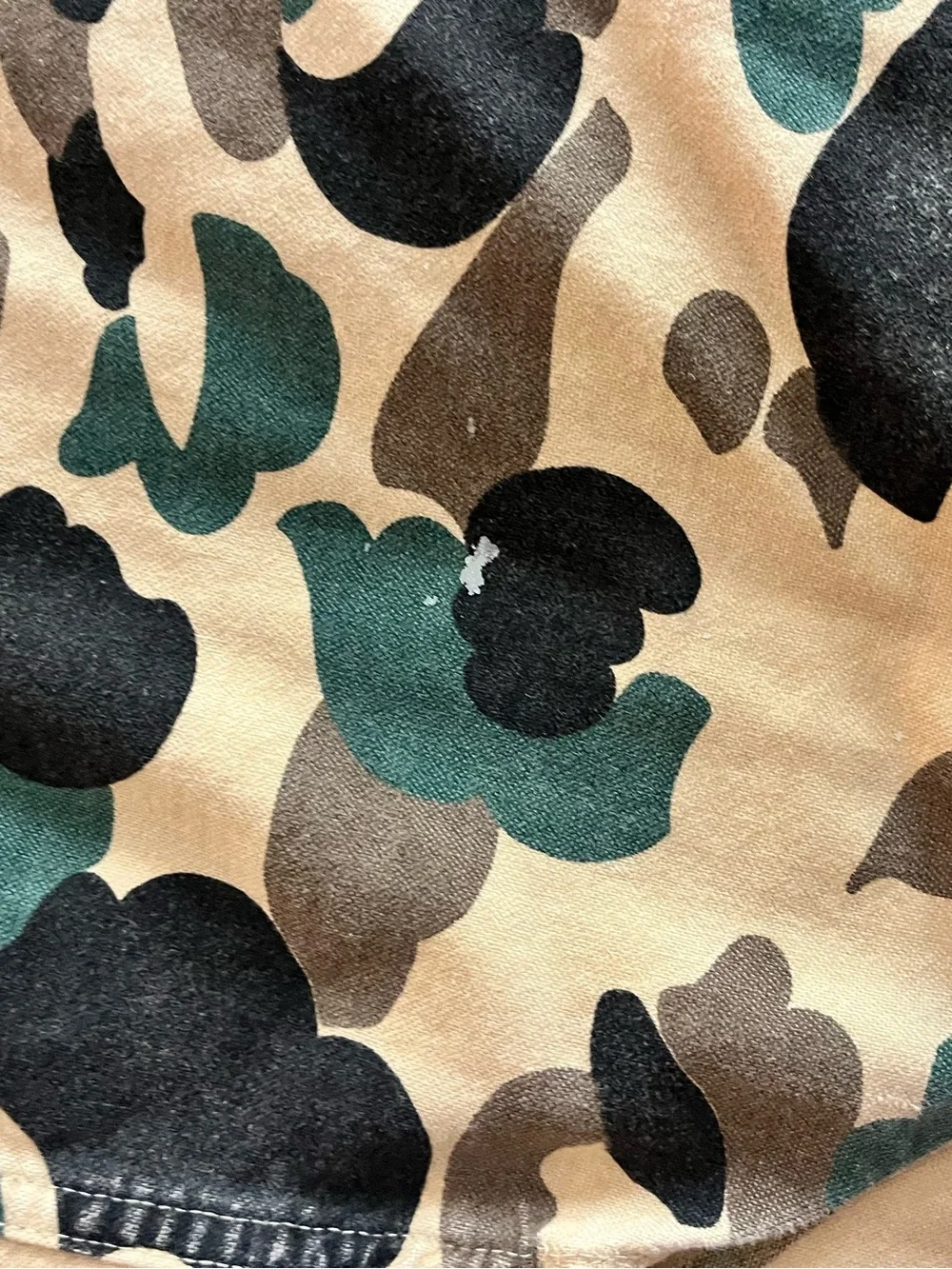 Vintage Men’s 80’s LL Bean Camo Longsleeve Tshirt Size 17 1/2 Made in USA - Picture 6 of 7